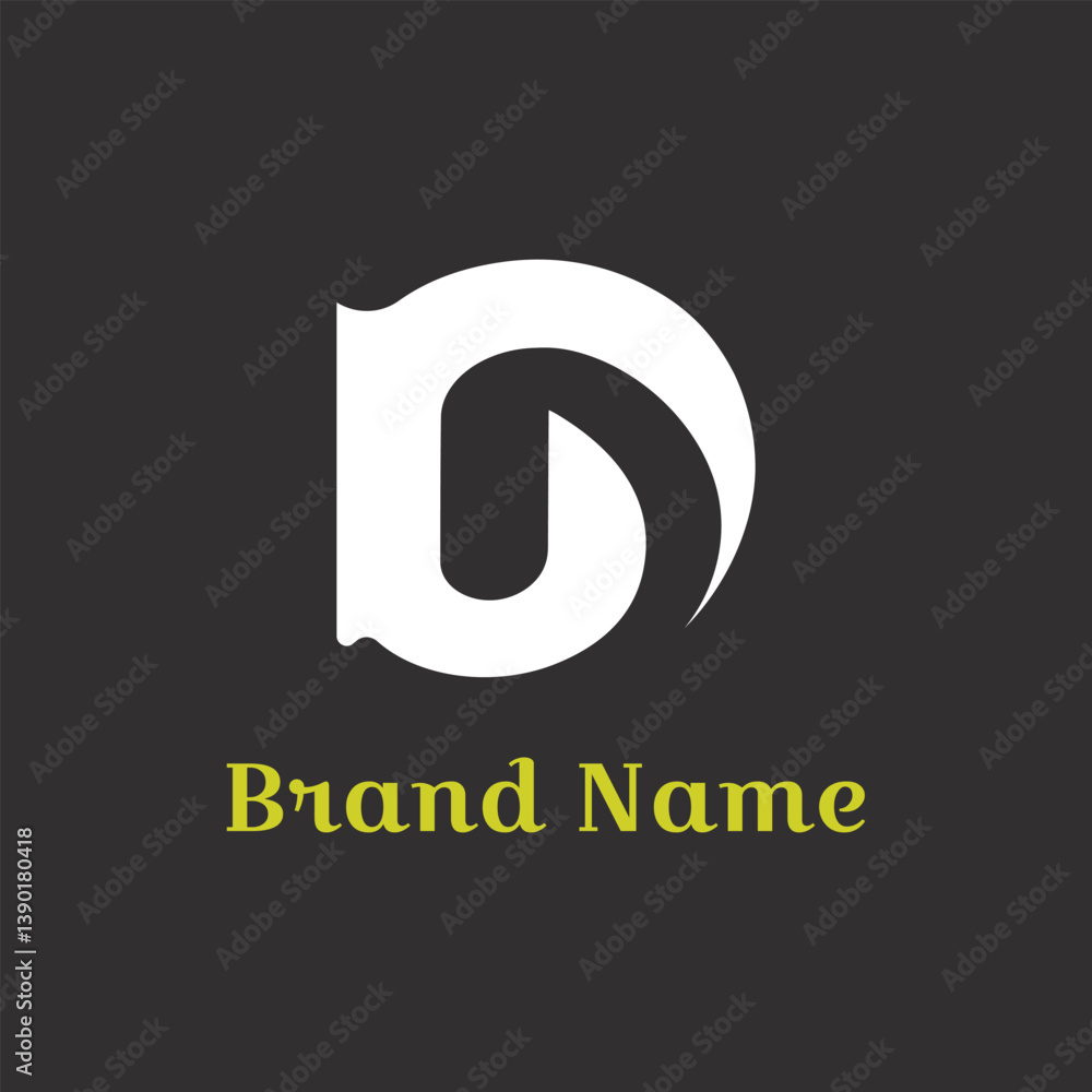 Fototapeta premium D logo design for email company with symbol and infinity concept