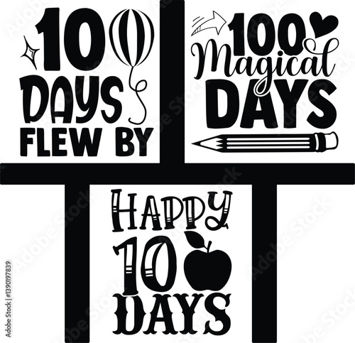 Creative Milestone Design For School Days