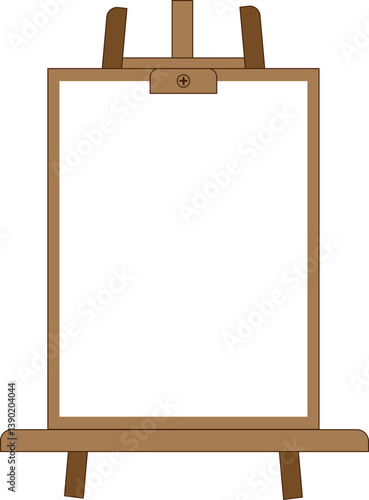 그림을 그릴때 받이는 도구 이젤