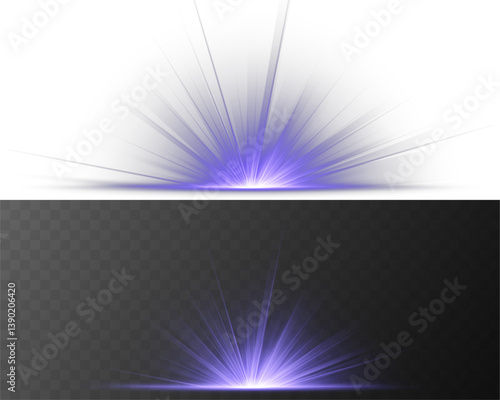Shimmering light flash erupts with star-dust brilliance. Bokeh particles swirl gently inside solar explosion ring. Glowing flare glistens sharply with radiant white center. Dust sparkle effect floats 