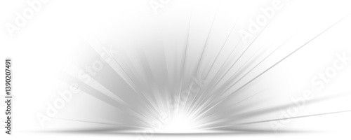 Shimmering light flash erupts with star-dust brilliance. Bokeh particles swirl gently inside solar explosion ring. Glowing flare glistens sharply with radiant white center. Dust sparkle effect floats 