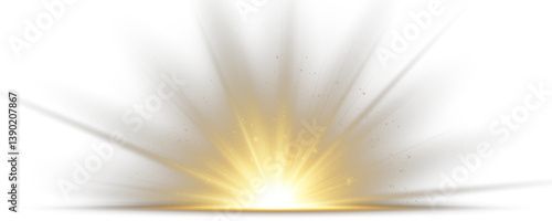 Radiant light burst forms celestial flash of brilliance. White flare glows with shimmering halo on glassy space. Star spark explodes softly in high-impact shine effect. Magic dust twinkles