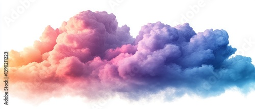 Obraz na płótnie PNG Transparent Cloud sky pastel illustration. w salonie