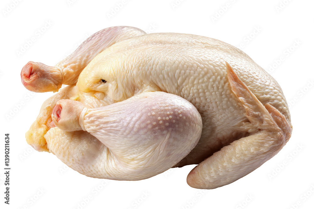 Raw whole chicken on transparent background, ready for cooking (1) Raw whole chicken on transparent background, ready for cooking (1)