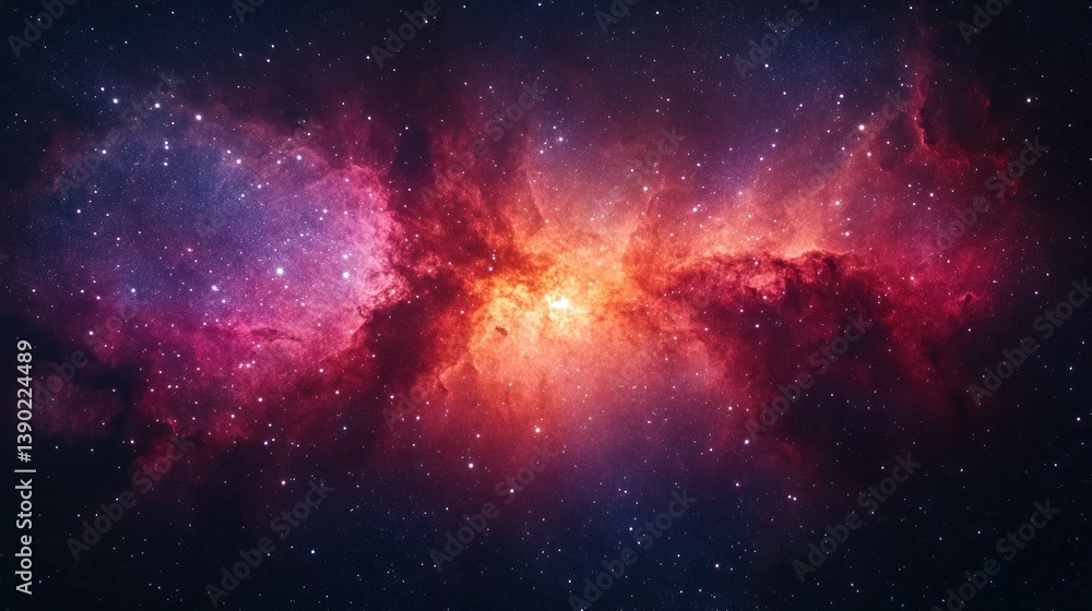 Fototapeta premium Cosmic nebula explosion