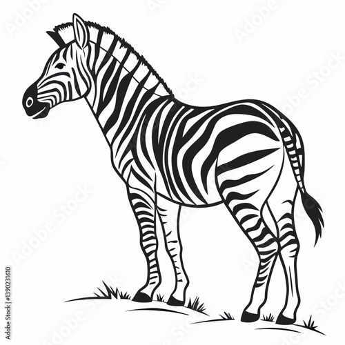 zebra silhouette