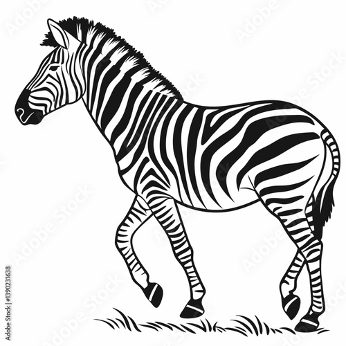zebra silhouette