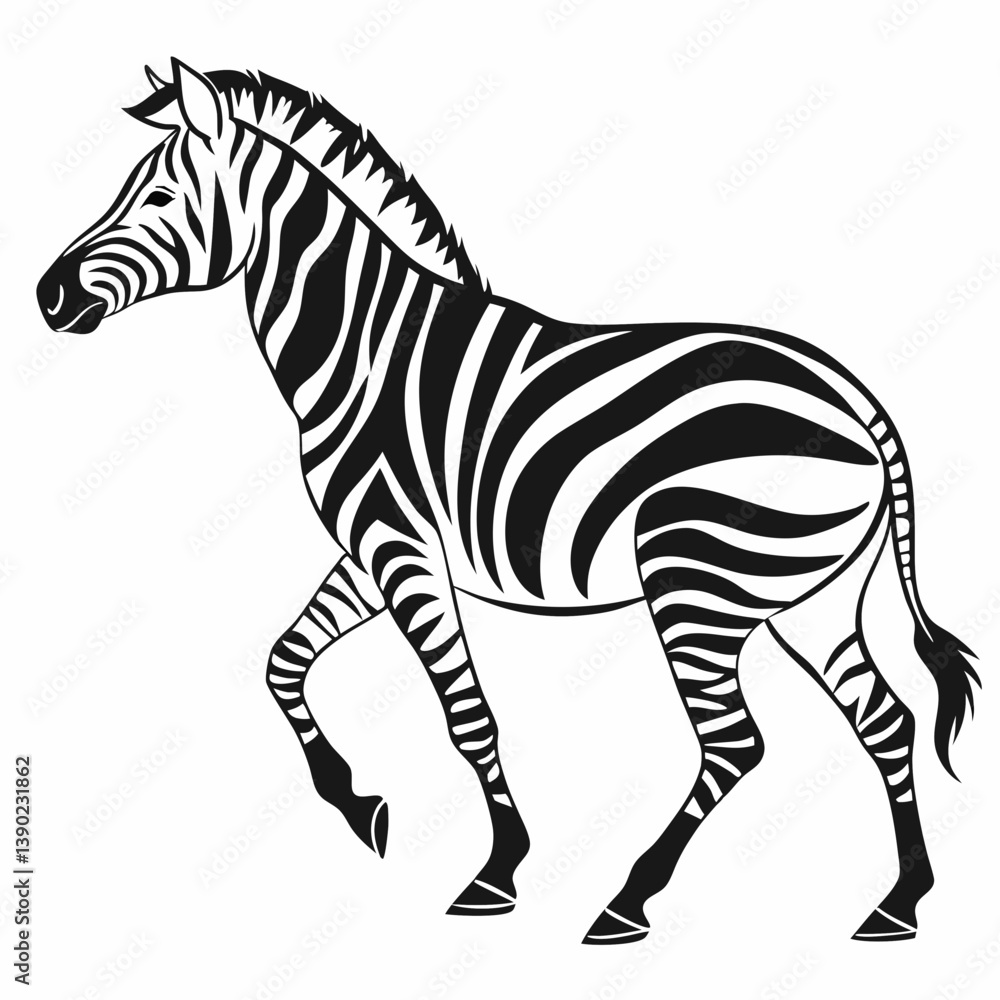 Obraz premium zebra silhouette
