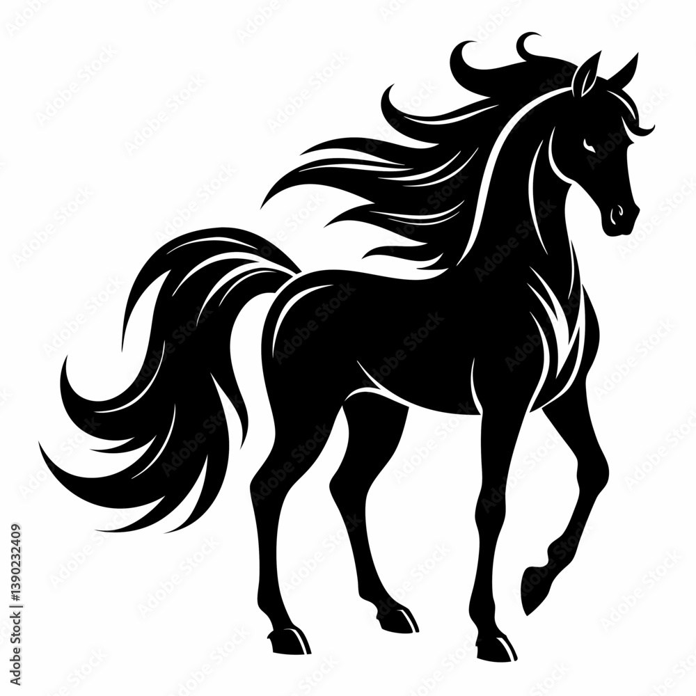 horse silhouette horse silhouette