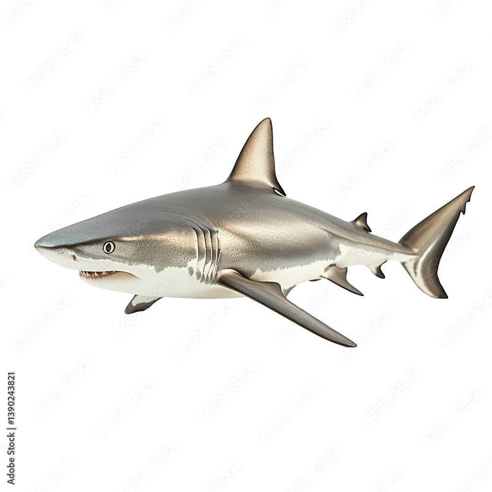 Naklejka premium Shark png marine shark png fierce shark png ocean shark png majestic shark png wild shark png transparent background image