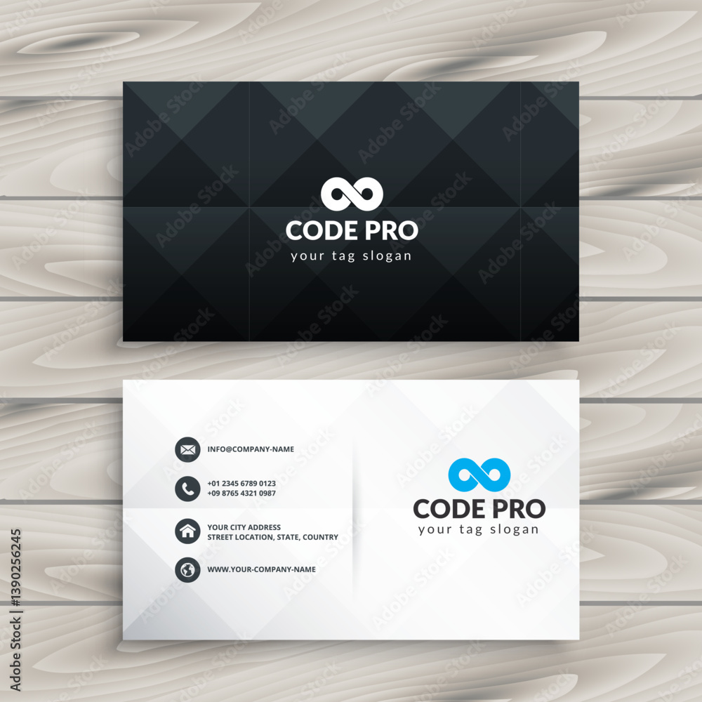 Fototapeta premium business card template