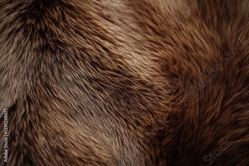 Wallpaper Mural Close-up view of brown fur showcasing its soft texture, creating a warm and luxurious backdrop Torontodigital.ca