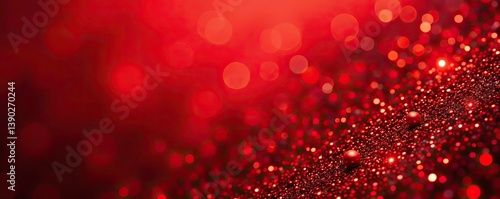 Red glitter texture Christmas banner background with festive sparkles and shimmer for holiday season and New Year celebrations,  holiday,  festive