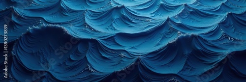 Rough textured dark blue background resembling ocean waves,  pattern,  waves