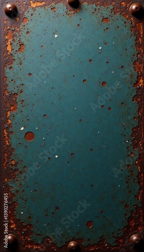 Rustic, grungy texture of weathered steel surface with decayed metal flakes, industrial background,  rusty,  decayed