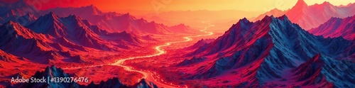 Retro grainy topographical abstract heatmap in vibrant colors with vintage feel,  heatmap,  background