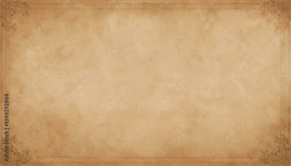 Obraz premium Ornate frame on beige textured background