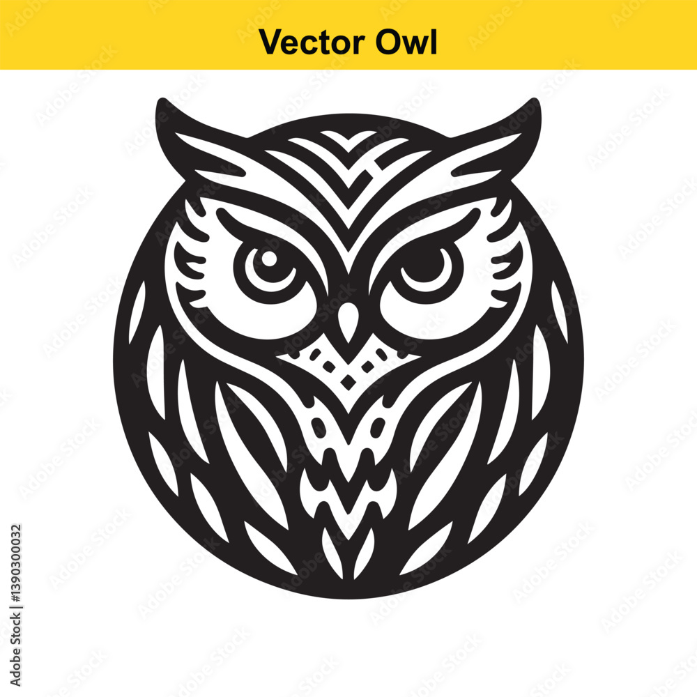 Fototapeta premium Vector Owl