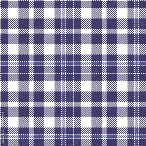 Neon white and Vibrant twilight Seamless Tartan Fabric Design