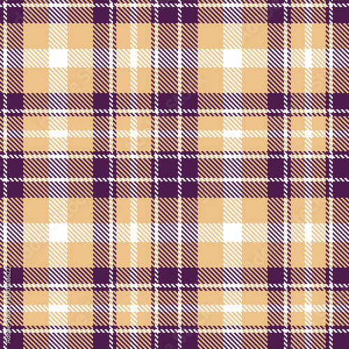 Wallpaper Mural Contemporary Seamless Tartan featuring Iridescent eggplant purple and Soft white Fabric Design Torontodigital.ca