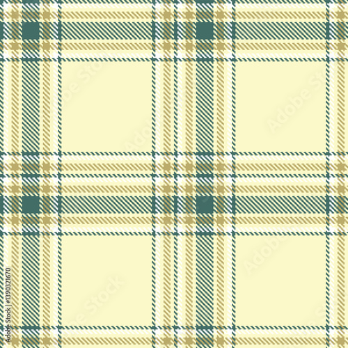 Plaid pattern seamless. Dusty ivory & Dusty dark green blue Tartan Fabric Design. 