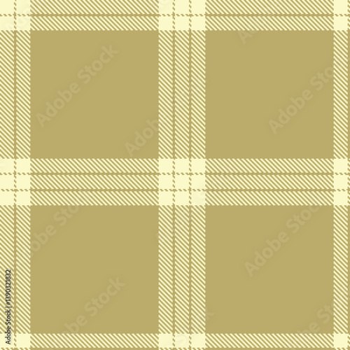 Dusky ivory Tartan patterns fabric texture. Contemporary Rustic khaki Seamless Tartan