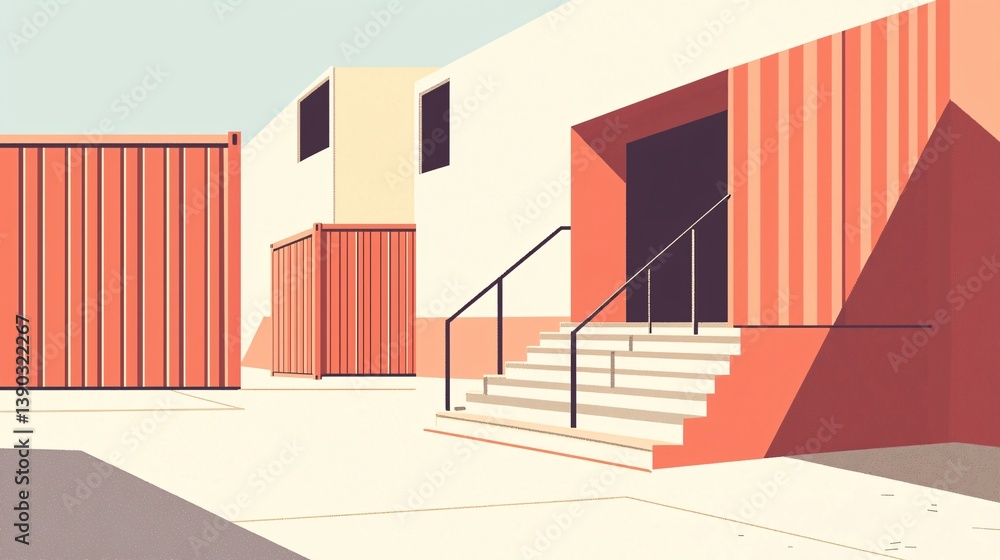 retro 80s-style pixel art illustration of shipping containers in a port, with a vintage color palette and low-resolution details, evoking nostalgia for early digital graphics. pixel art, retro, retro 80s-style pixel art illustration of shipping containers in a port, with a vintage color palette and low-resolution details, evoking nostalgia for early digital graphics. pixel art, retro,