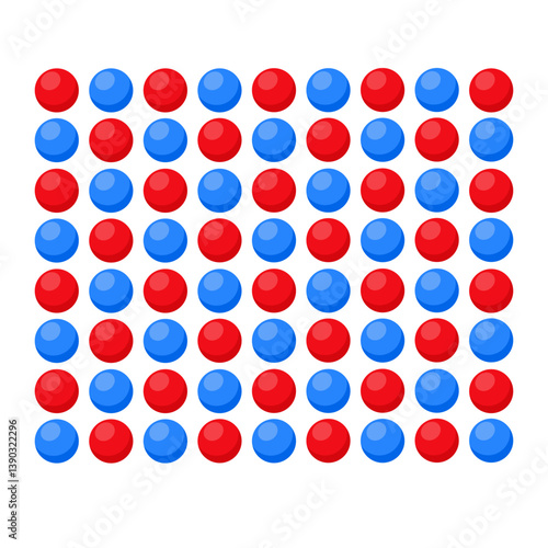 Heterogeneous mixture and Homogeneous mixture. Chemistry experiment. Scientific design. Vector illustration