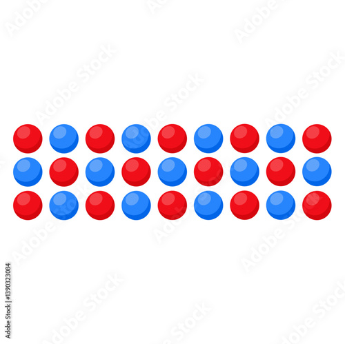 Heterogeneous mixture and Homogeneous mixture. Chemistry experiment. Scientific design. Vector illustration