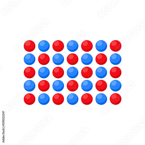 Heterogeneous mixture and Homogeneous mixture. Chemistry experiment. Scientific design. Vector illustration