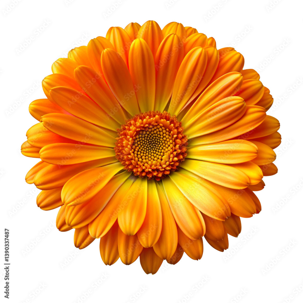 orange gerber daisy isolated orange gerber daisy isolated