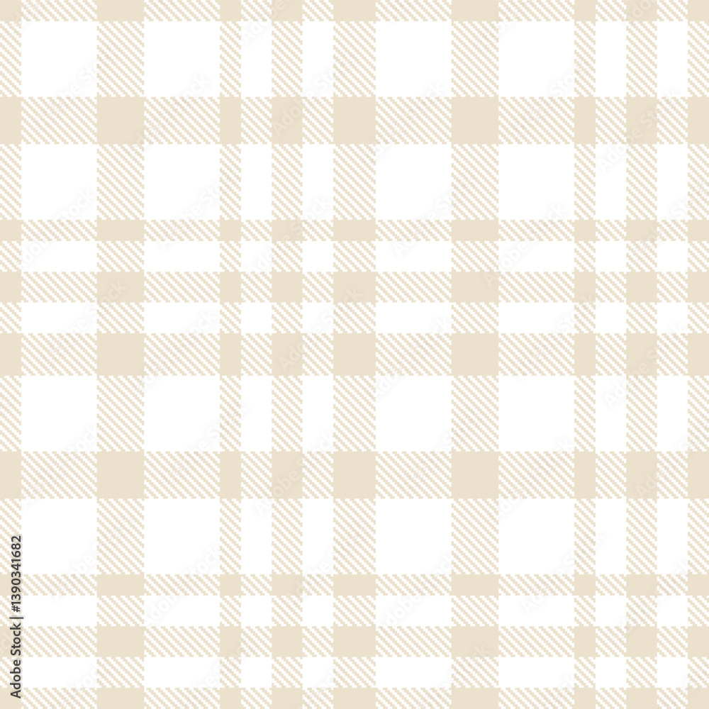 Vibrant light grey and Dusty white Seamless Tartan Fabric Design Vibrant light grey and Dusty white Seamless Tartan Fabric Design