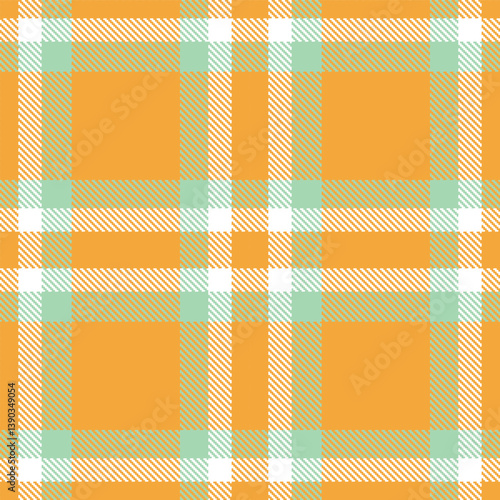 Metallic butterscotch and Dark white Seamless Tartan Fabric Design