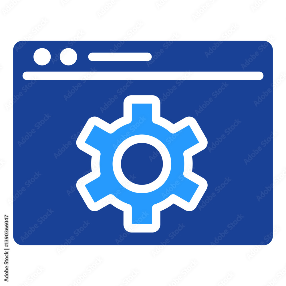 Obraz premium Web Services Icon Single Vector Collection 