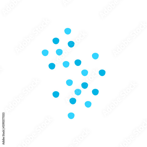 Cytokines cell icon. Vector illustration.