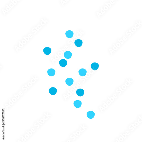 Cytokines cell icon. Vector illustration.