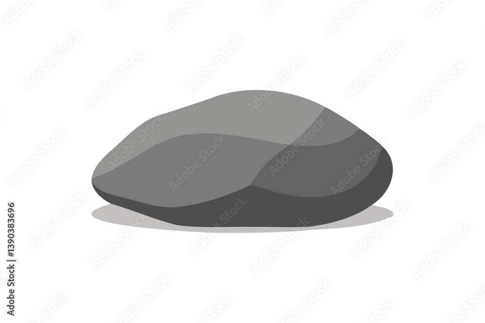 Stone vector on white background Stone vector on white background