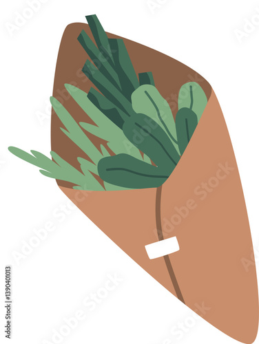 Micro greens in paper packet