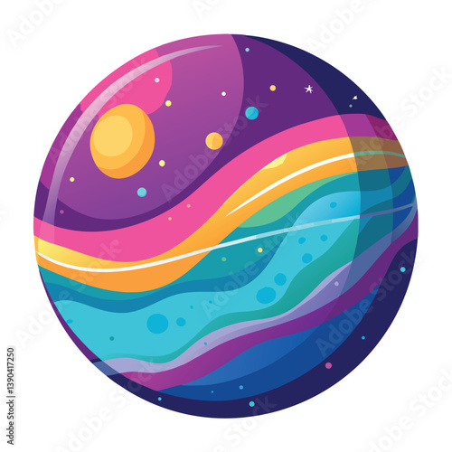 colorful-planet-galaxy-on-white-background