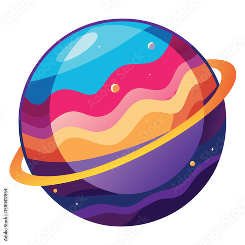 colorful-planet-galaxy-on-white-background