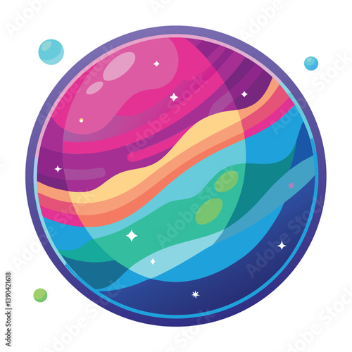 colorful-planet-galaxy-on-white-background