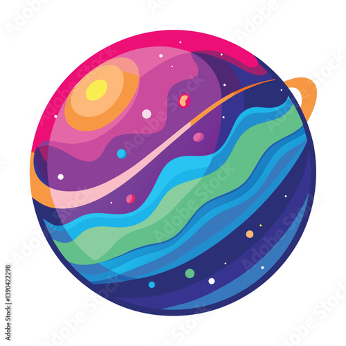 colorful-planet-galaxy-on-white-background