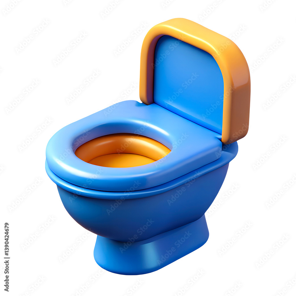 toilet bowl isolated with transparent background | blue toilet bowl toilet bowl isolated with transparent background | blue toilet bowl