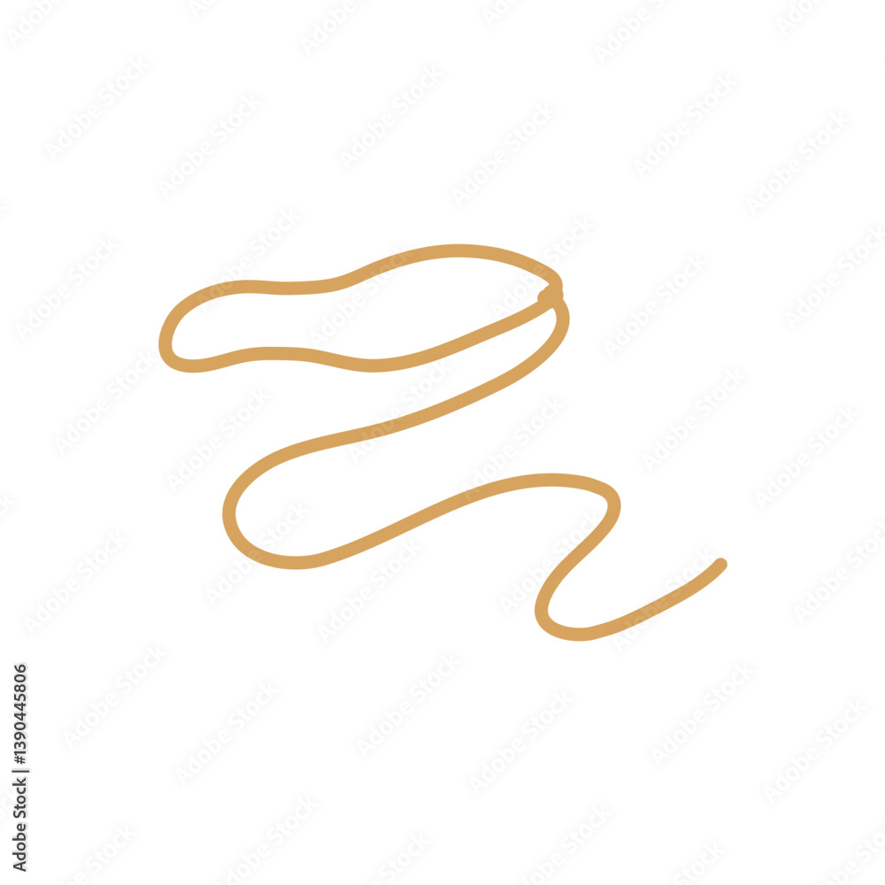 Lasso rope. Vector illustration. Lasso rope. Vector illustration.