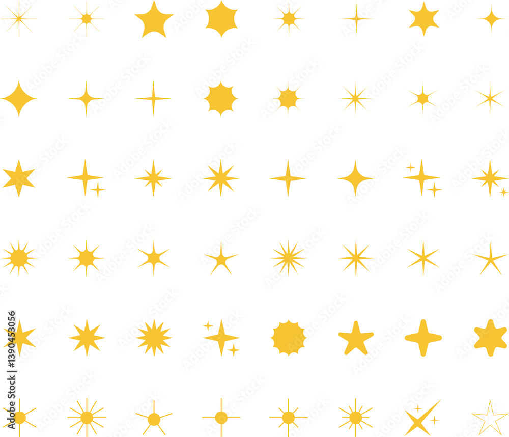 Minimalist silhouette stars icon set, twinkle shining star shape symbols, icons, elements. Modern geometric sparkle black silhouettes sign Minimalist silhouette stars icon set, twinkle shining star shape symbols, icons, elements. Modern geometric sparkle black silhouettes sign