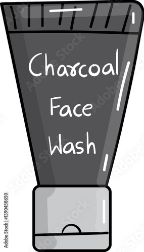 Charcoal Face wash tube
