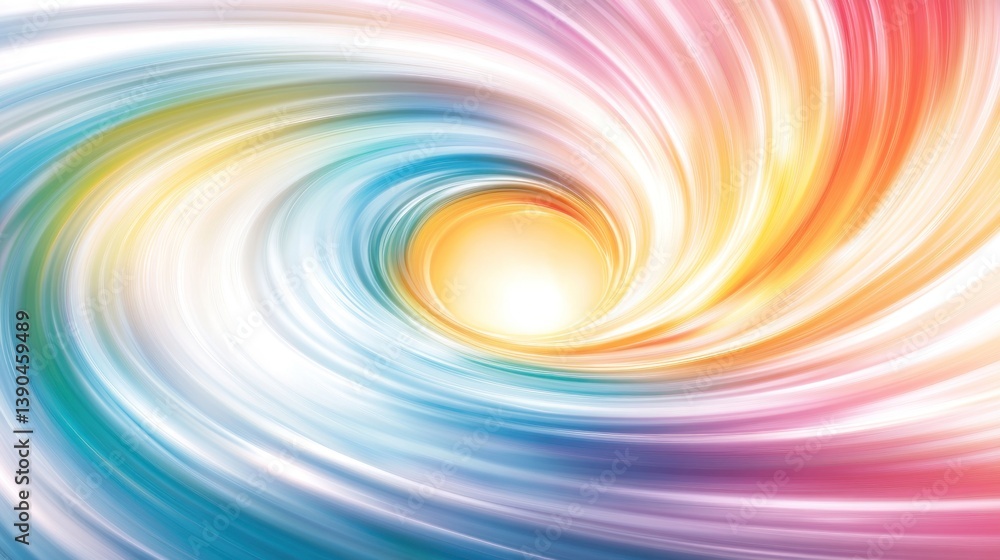 Fototapeta premium Colorful swirling vortex