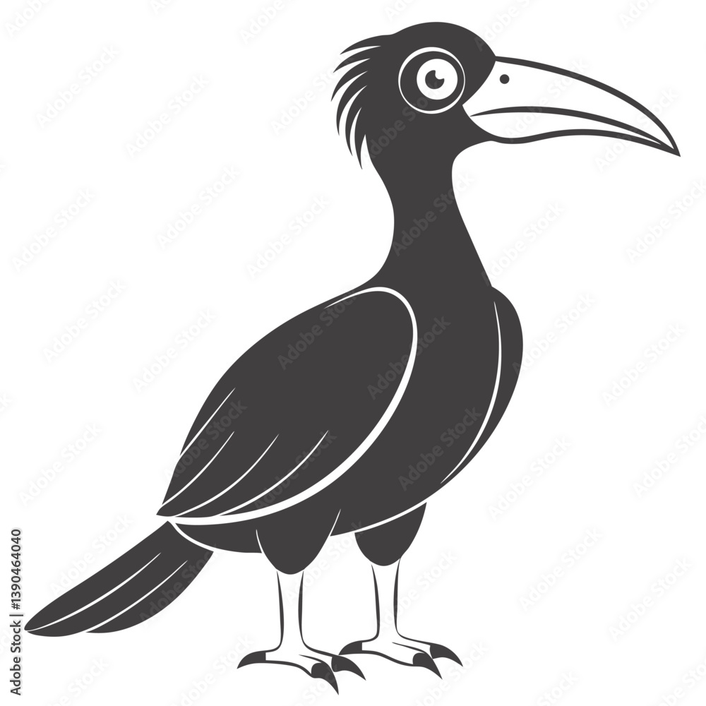 Fototapeta premium Vector Illustration Of Cartoon Toucan Bird Design Isolated On White Background