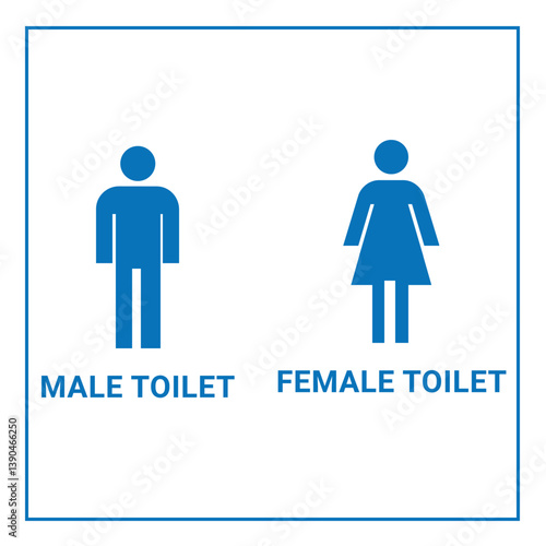 Toilet Sign Vector