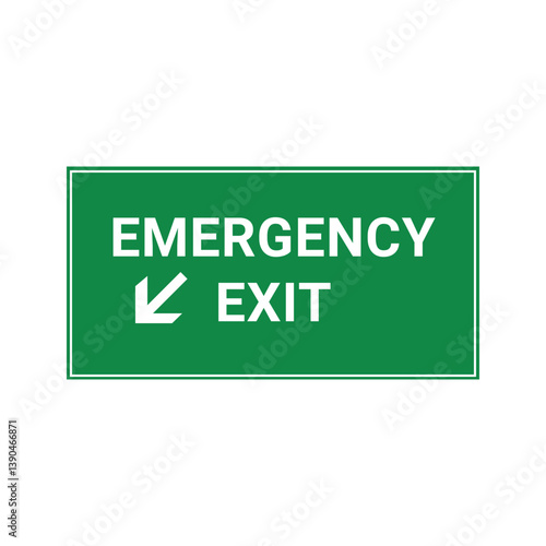 Emergency Exit Sign
